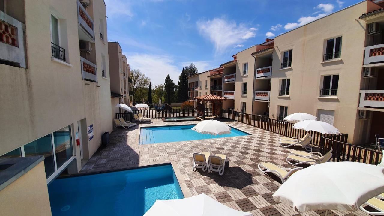 Ferienwohnung La Terrasse De L'Imbut - Climatisation & Piscine Gréoux-les-Bains Exterior foto